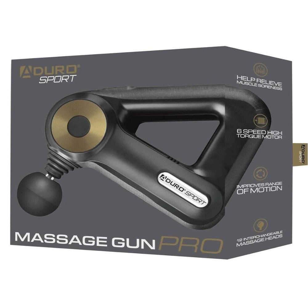 Aduro Sport Massage Gun Pro w/ 12 Interchangeable Heads VHTF